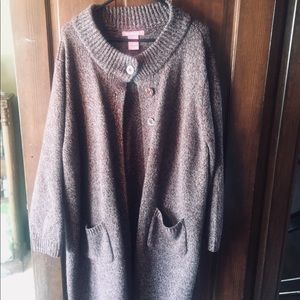 Long, warm, snuggly sweater